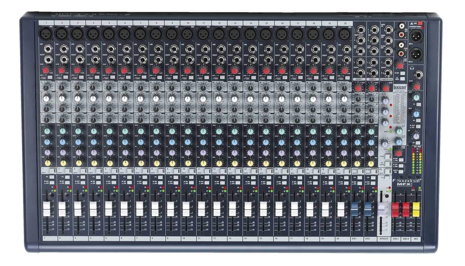 Soundcraft MFXI20 20 Channel Mixer With Lexicon FX - PSSL ProSound and Stage Lighting