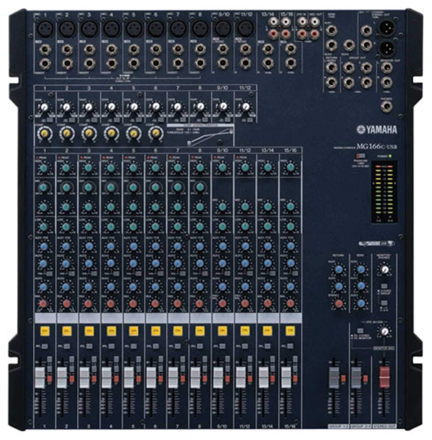 Yamaha MG166C-USB 16-Ch USB Mixer with Compression - PSSL ProSound and Stage Lighting