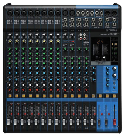 Yamaha MG16XU 16-Channel Mixer with USB Interface - PSSL ProSound and Stage Lighting