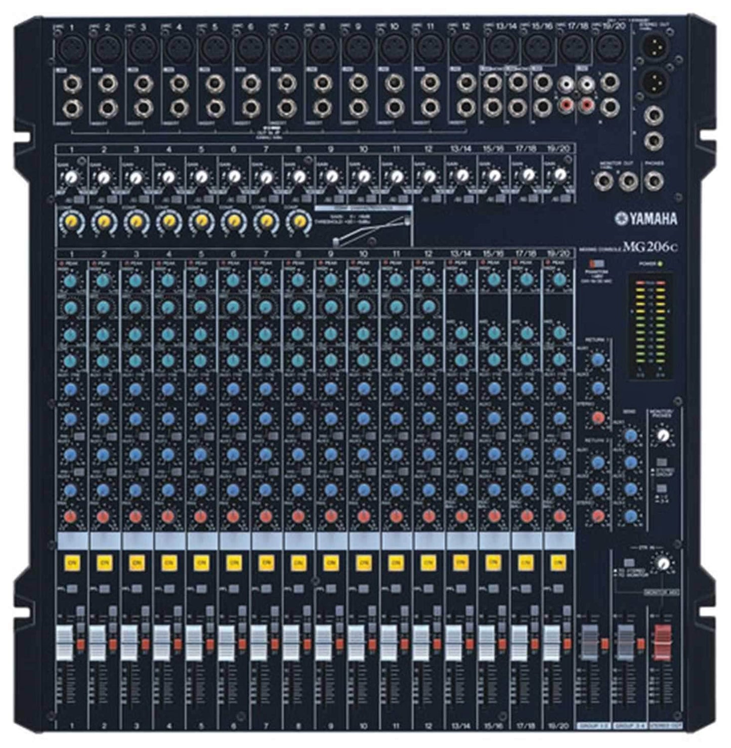 Yamaha MG206C 20-Ch Mixer with 8 Ch Compression - PSSL ProSound and Stage Lighting