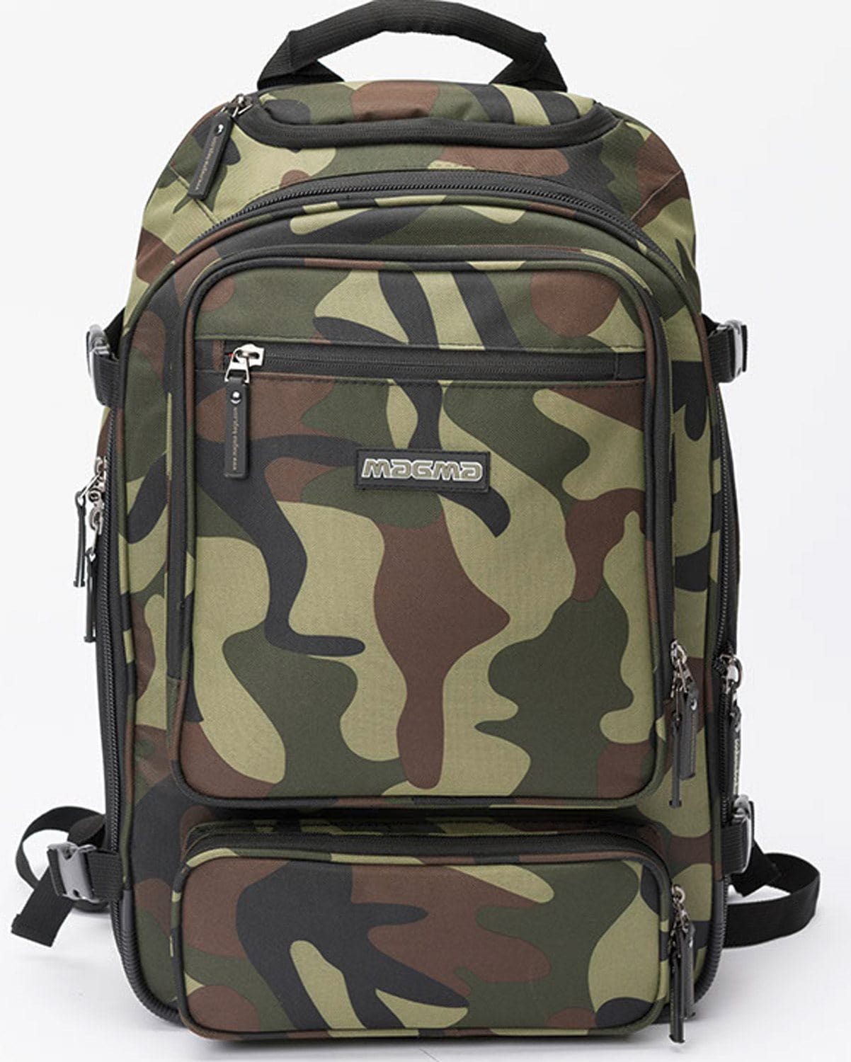 Magma MGA47887 DIGI DJ Backpack Camo - Green/Red - PSSL ProSound and Stage Lighting