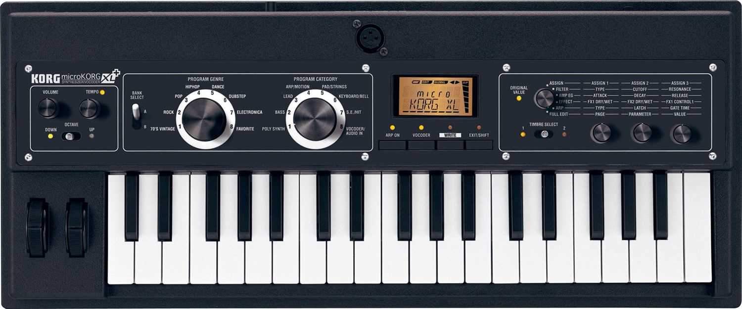 Korg microKORG XL-Plus Modeling Synthesizer & Vocoder - PSSL ProSound and Stage Lighting