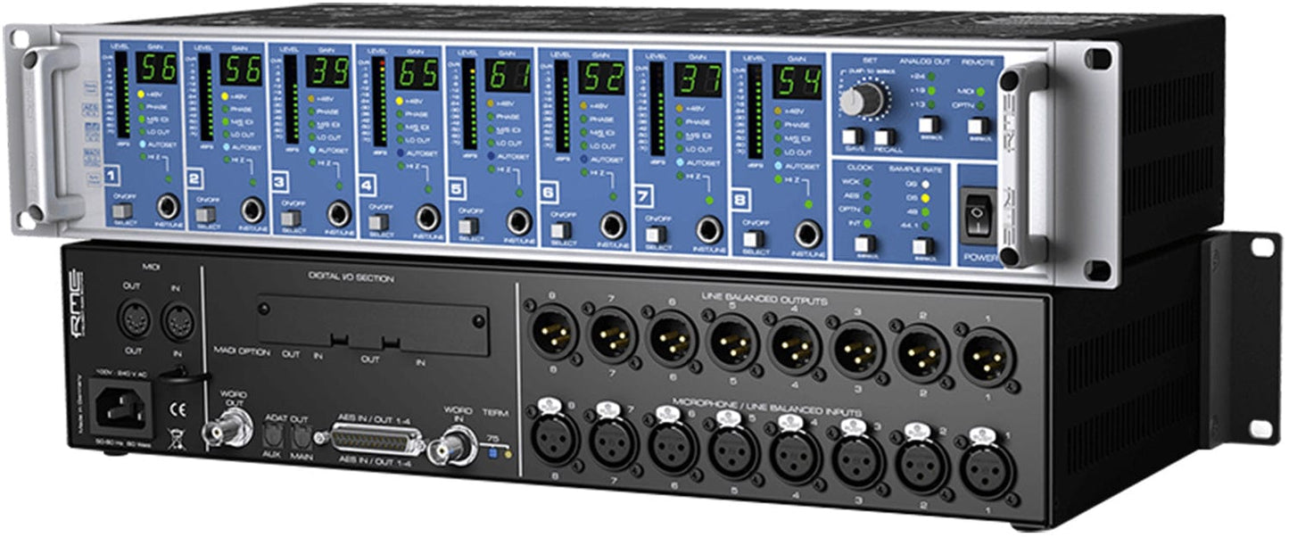 RME MIC1 Micstasy 8-channel Remote Controllable High-End Microphone Preamp - PSSL ProSound and Stage Lighting