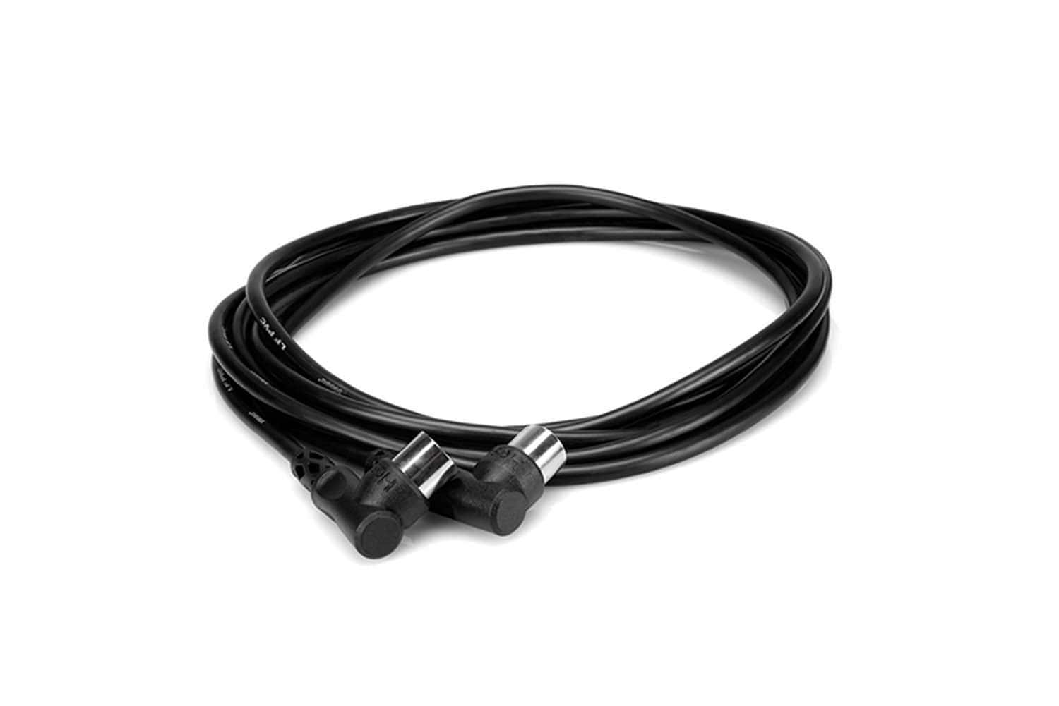 Hosa MID-303RR Right-angle MIDI Cable 3 Foot - PSSL ProSound and Stage Lighting