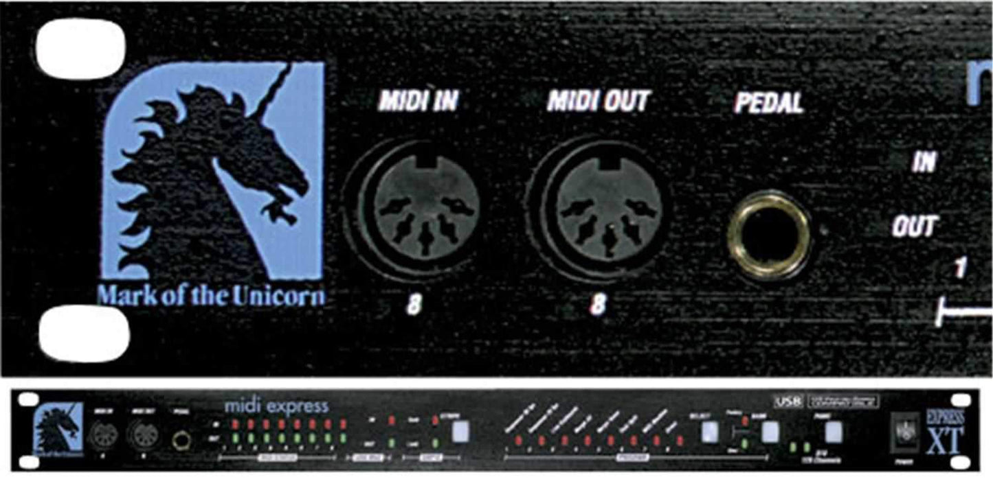 MOTU MIDI Express Xt Midi/Smpte Interface - PSSL ProSound and Stage Lighting