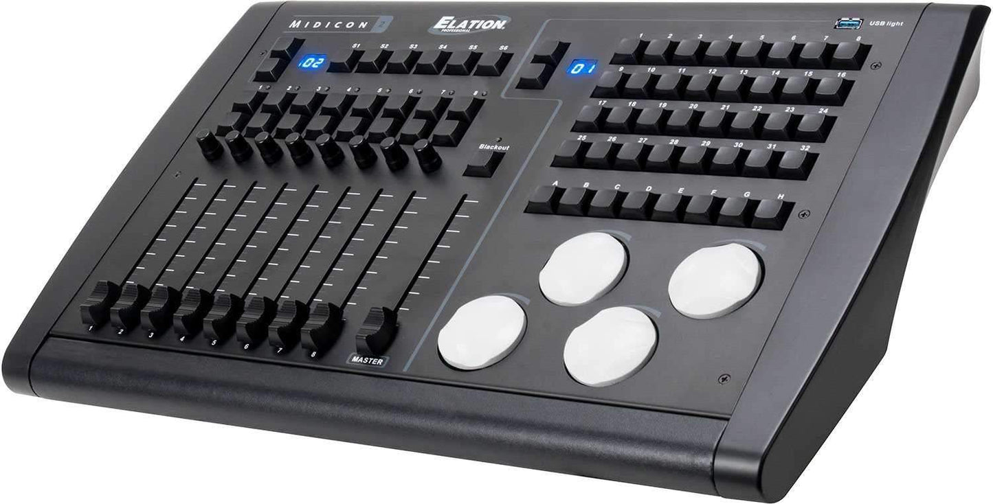 Elation MIDICON-2 USB Powered Midi Lighting Controller - PSSL ProSound and Stage Lighting