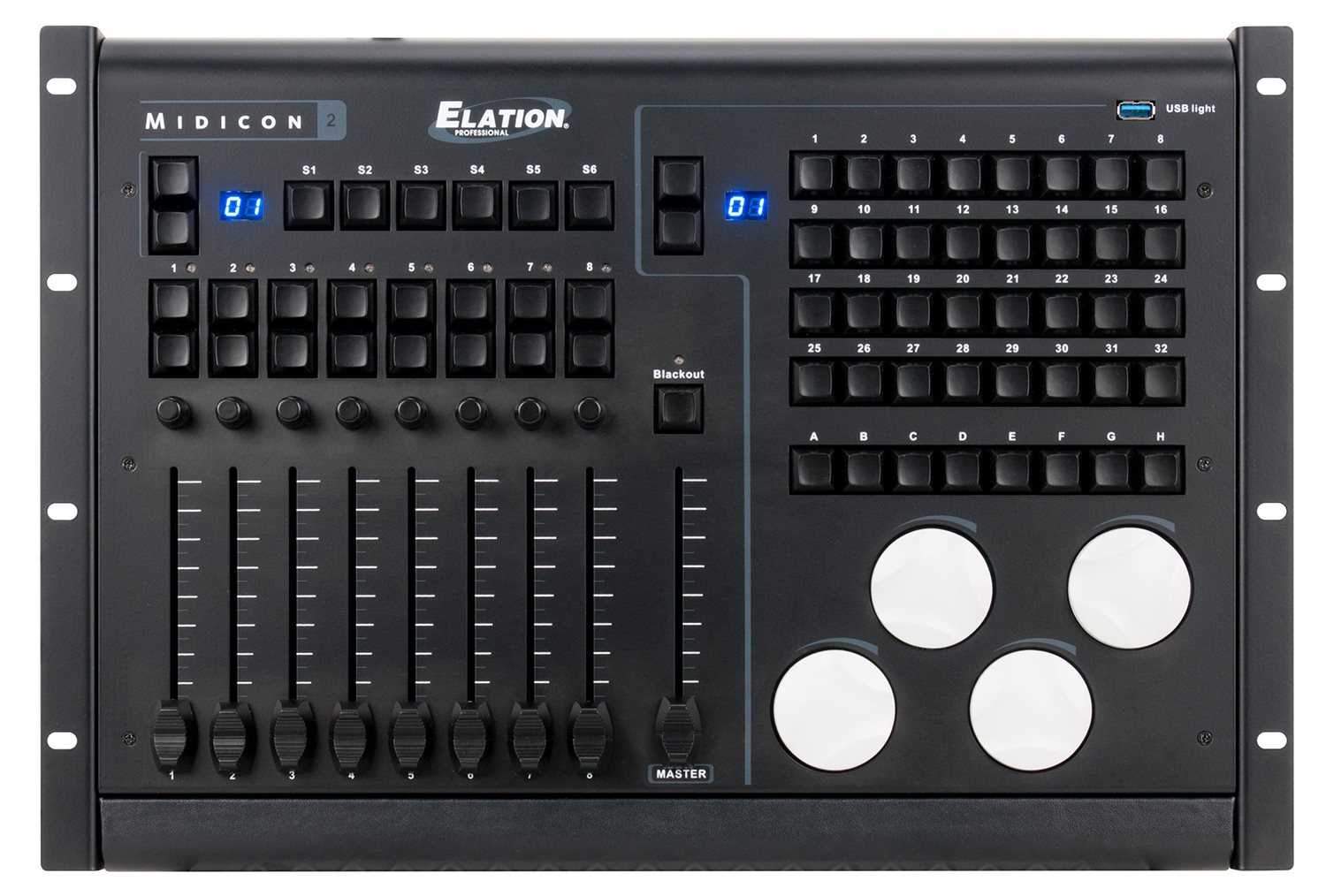 Elation MIDICON-2 USB Powered Midi Lighting Controller - PSSL ProSound and Stage Lighting