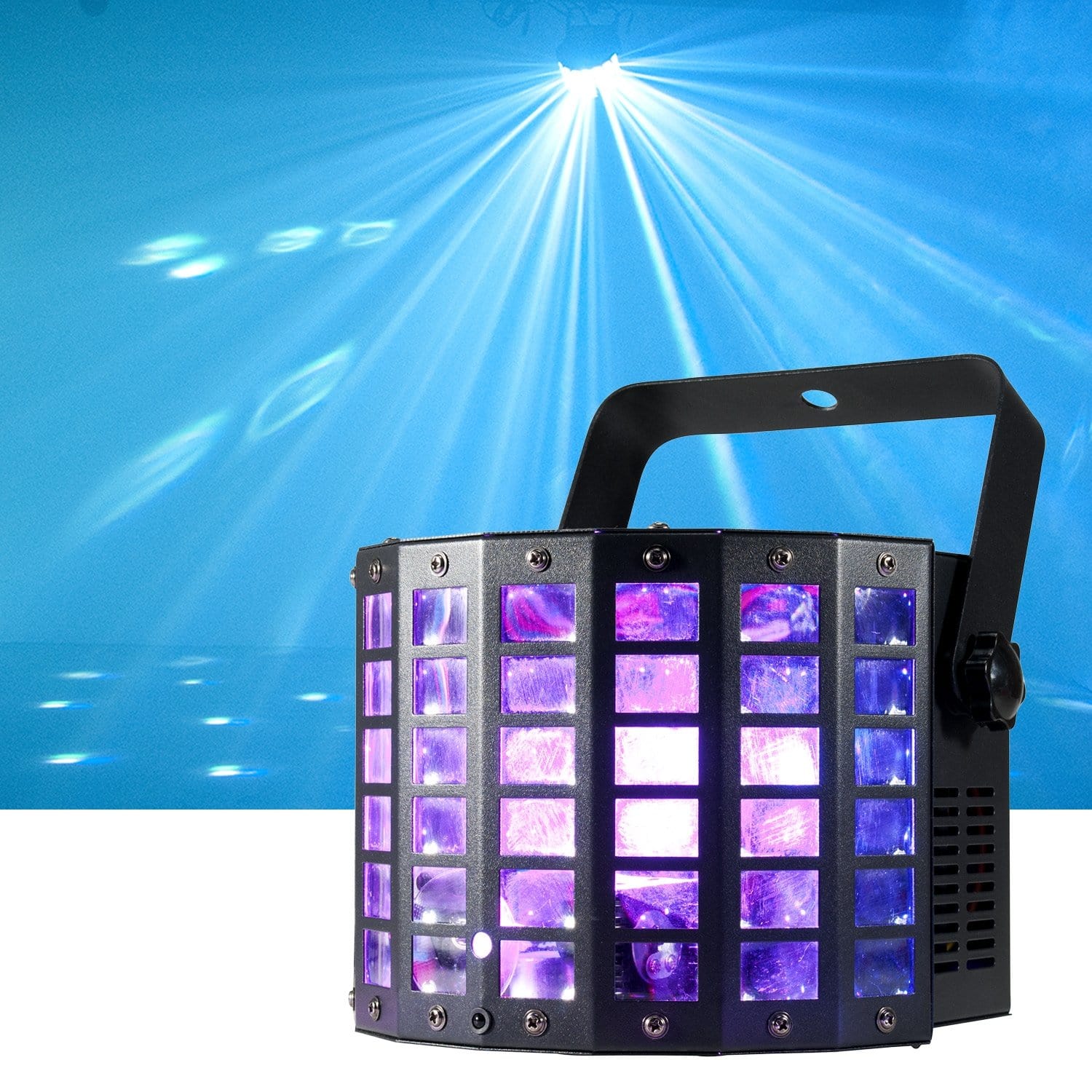 ADJ American DJ Mini Dekker LZR LED Moonflower FX & Laser Light - PSSL ProSound and Stage Lighting