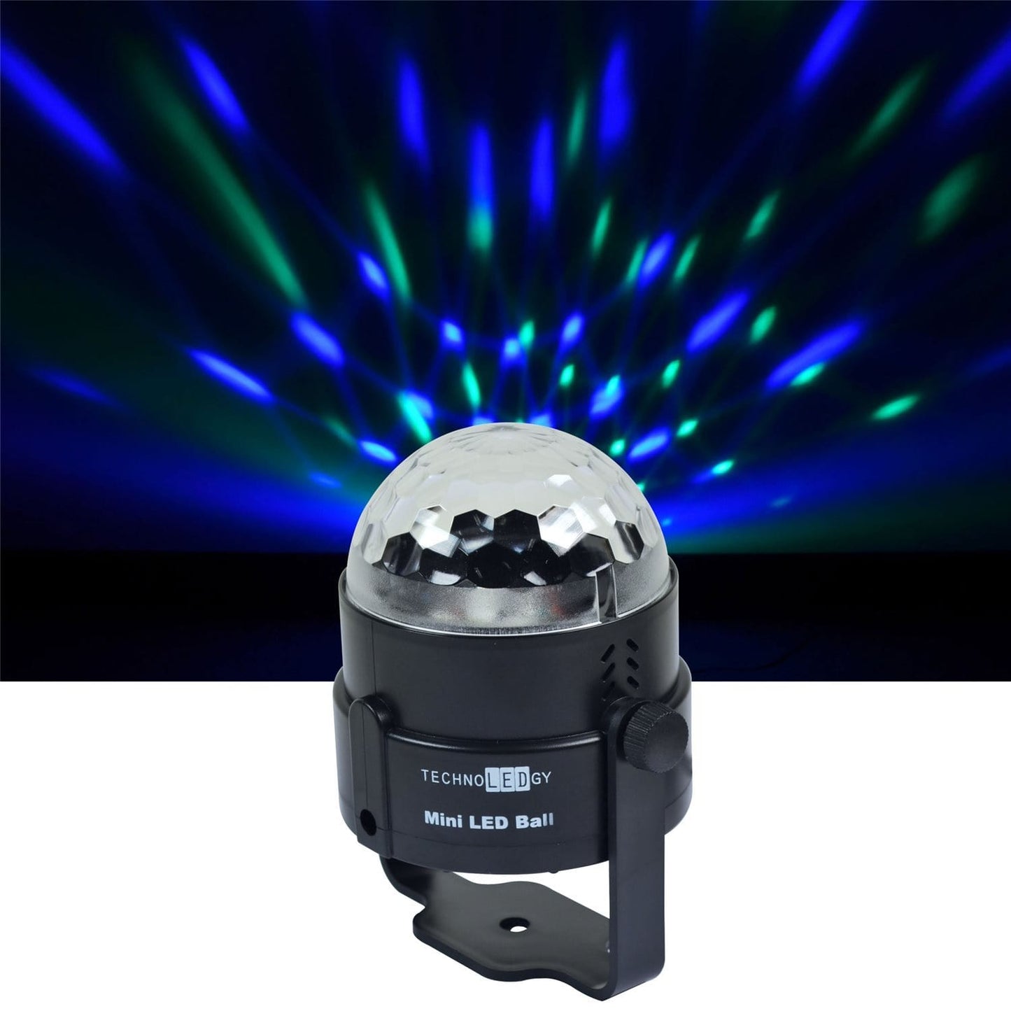 technoLEDgy Mini LED Ball 3w AC Effect Light - PSSL ProSound and Stage Lighting