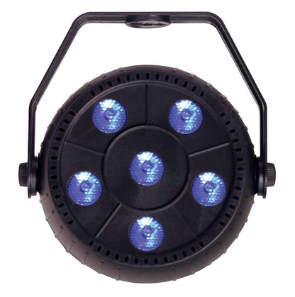 Solena Mini Par 9 6x1.5-Watt RGB LED Par Light - PSSL ProSound and Stage Lighting