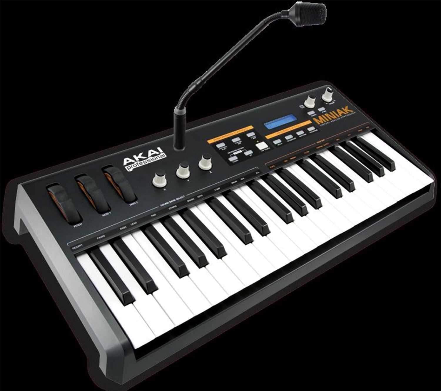 Akai MINIAK Vitual Analog Synth with Vocoder - PSSL ProSound and Stage Lighting