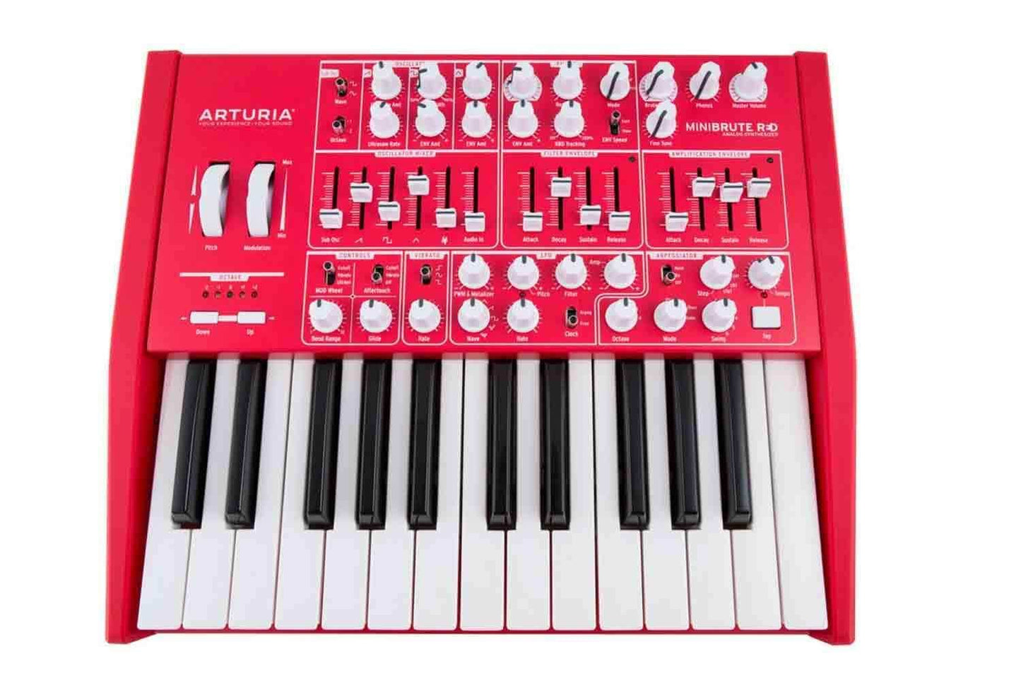 Arturia Minibrute 25-Key Analog Synthesizer (Red) - PSSL ProSound and Stage Lighting