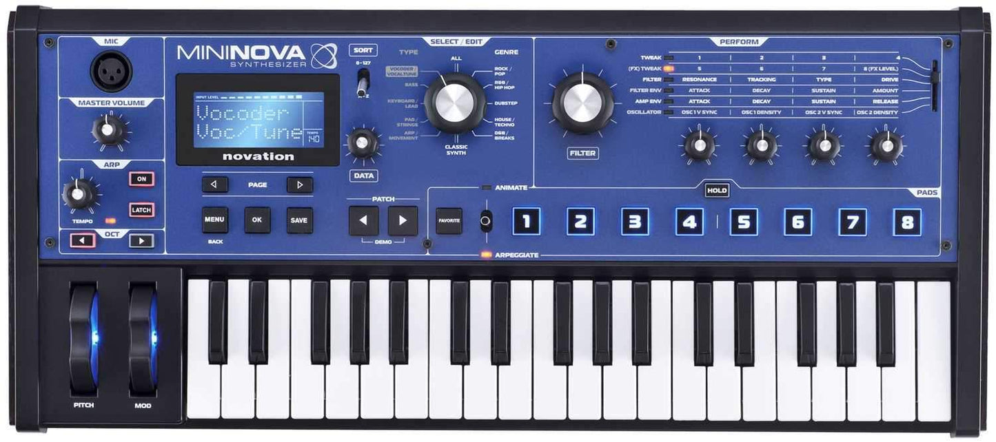 Novation MININOVA Analogue Modeling Synthesizer - PSSL ProSound and Stage Lighting