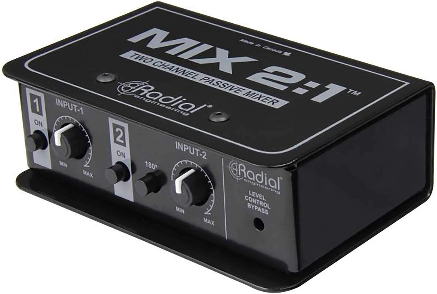 Radial MIX 2-1 2 Channel Stereo to Mono Mixer - PSSL ProSound and Stage Lighting