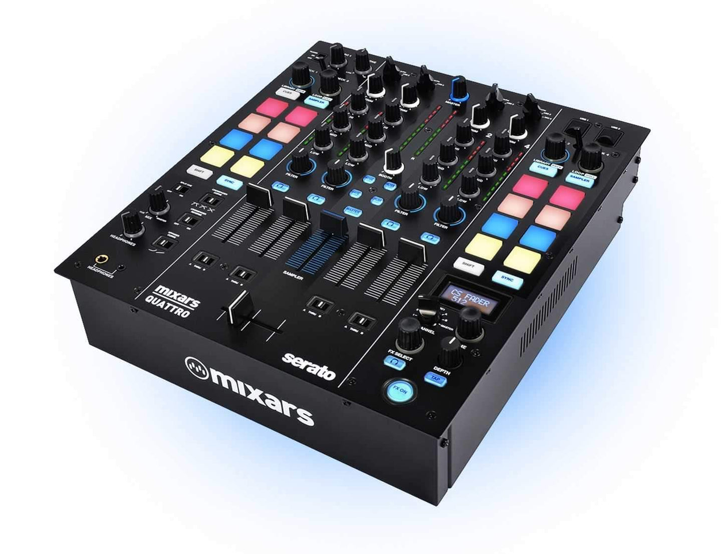 Mixars Quattro Official Serato DJ 4-Channel Mixer - PSSL ProSound and Stage Lighting