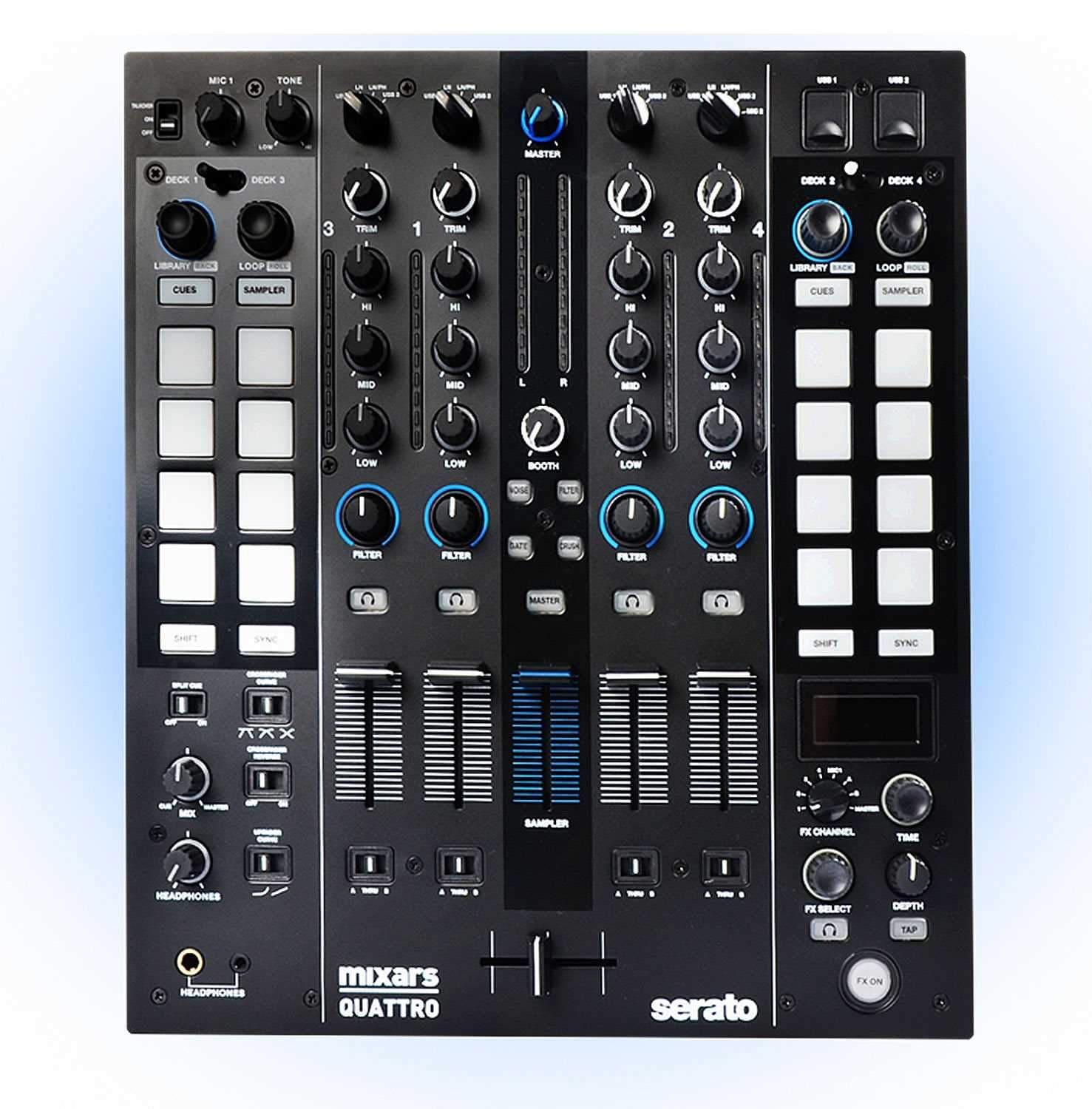 Mixars Quattro Official Serato DJ 4-Channel Mixer