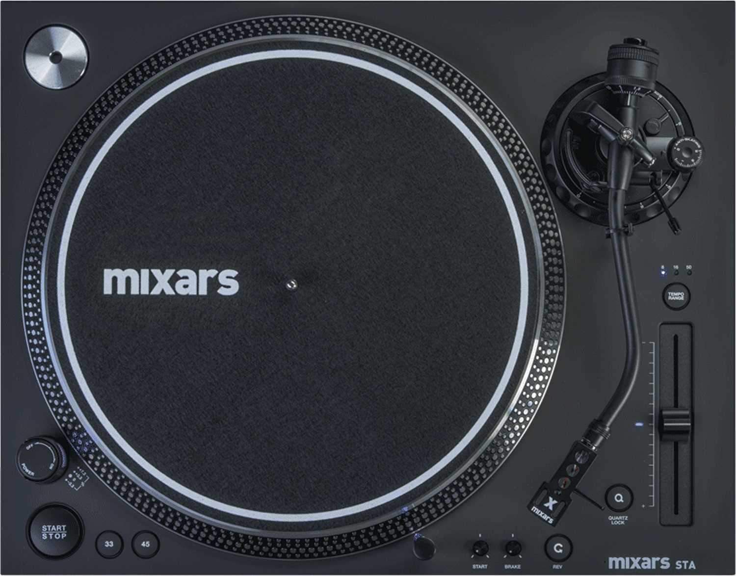 Mixars STA S-Arm High Torque DJ Turntable - PSSL ProSound and Stage Lighting