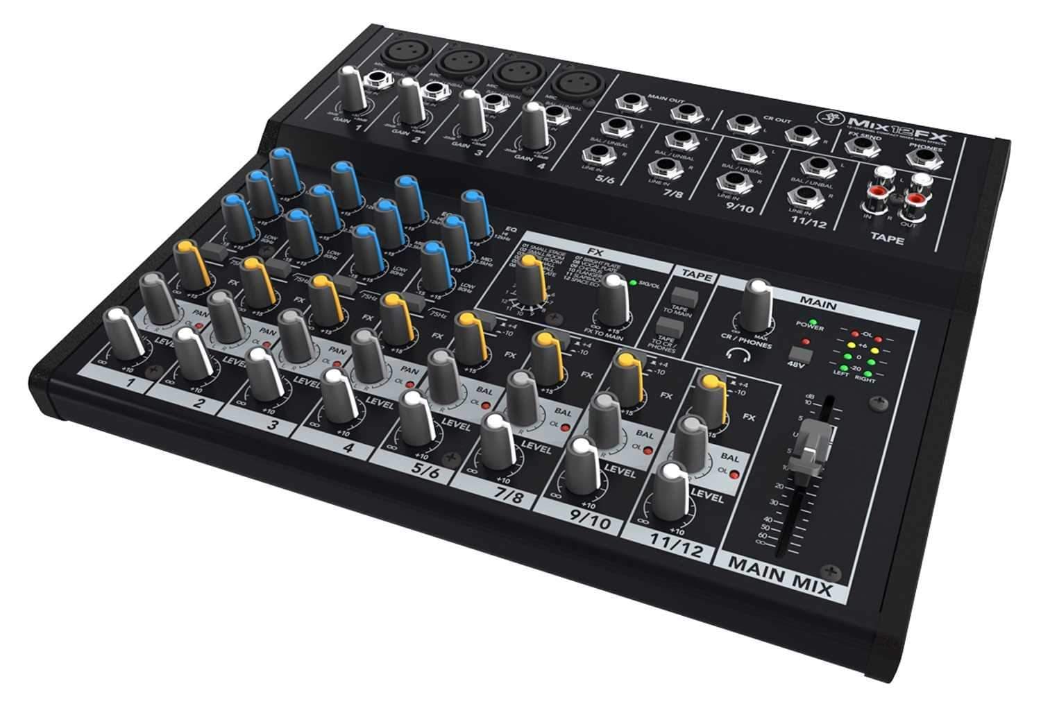 Mackie Mix12FX 12 Channel Compact PA Mixer - PSSL ProSound and Stage Lighting