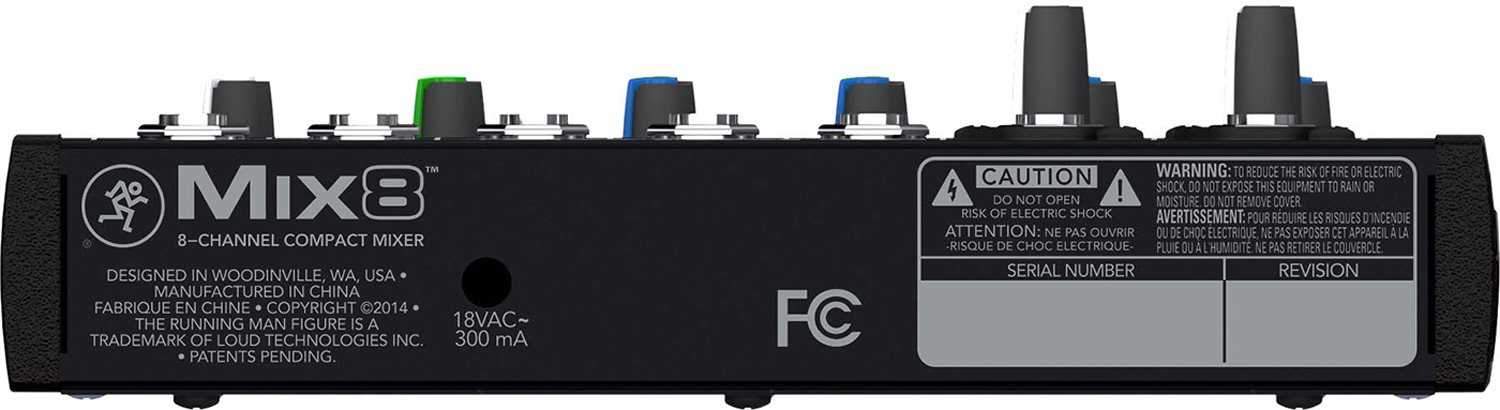 Mackie Mix8 8-Channel Compact Mixer