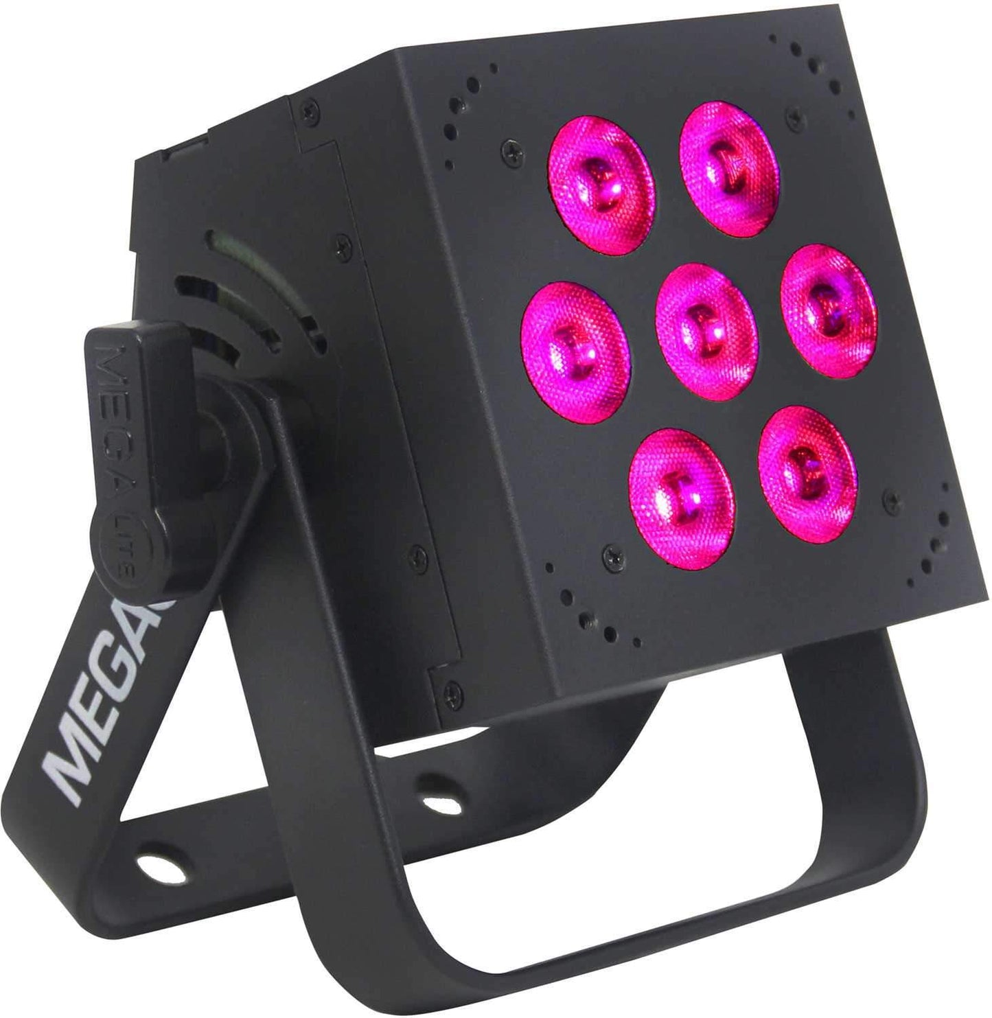 Mega Lite Baby Color H84 Hex 7x12W RGBWA Plus UV LED Wash Light - PSSL ProSound and Stage Lighting