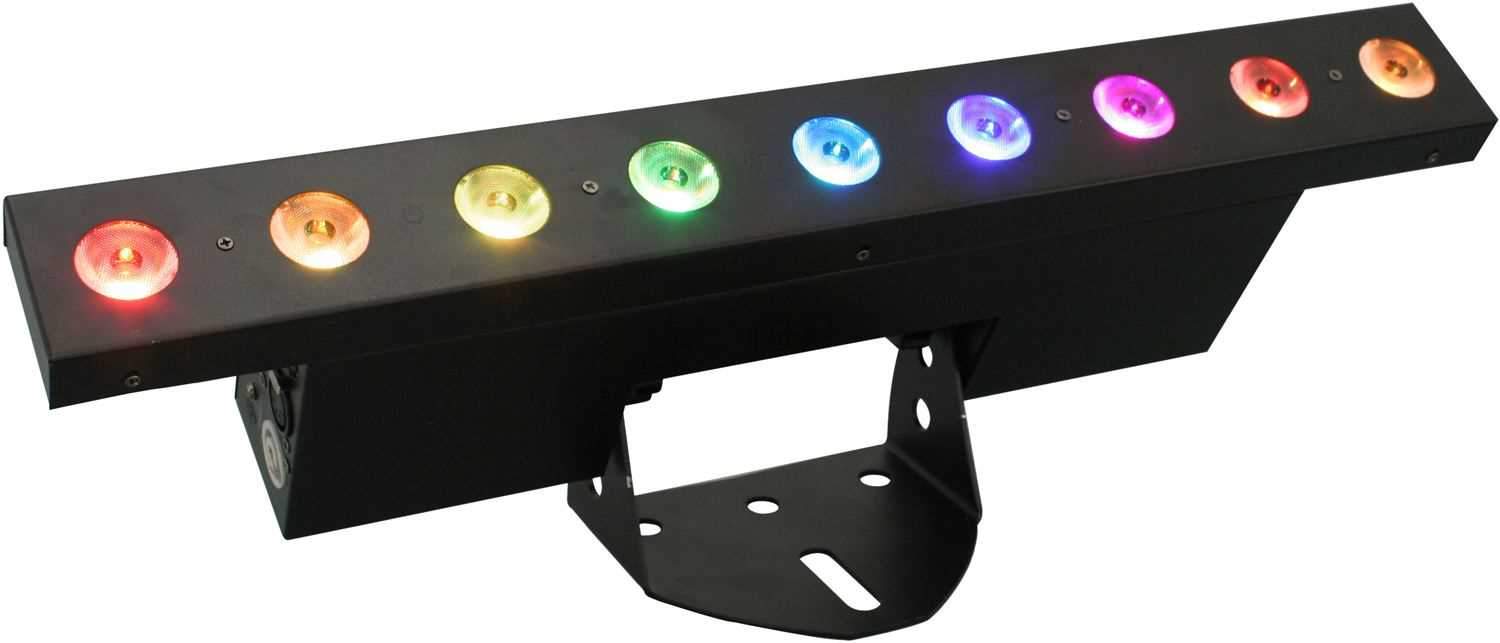 Mega Lite N-E Color FX9 RGB 9x3-Watt LED Strip Light - PSSL ProSound and Stage Lighting