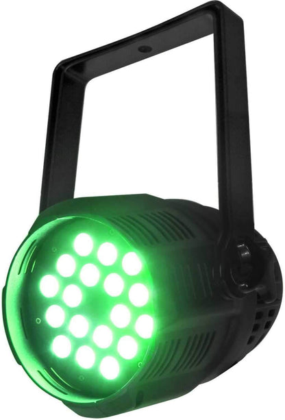 Mega Lite Unicolor CM5 Green 18x 3W LED Wash - PSSL ProSound and Stage Lighting