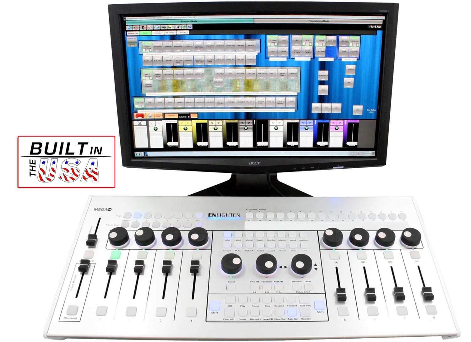 Mega Lite Enlighten One Console (2 Univ) - PSSL ProSound and Stage Lighting