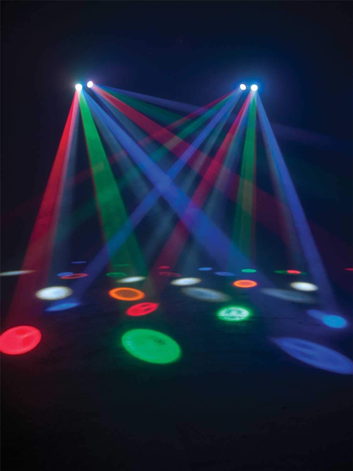 ADJ American DJ Monster Duo RGBAW LED Moonflower Effect Light - PSSL ProSound and Stage Lighting