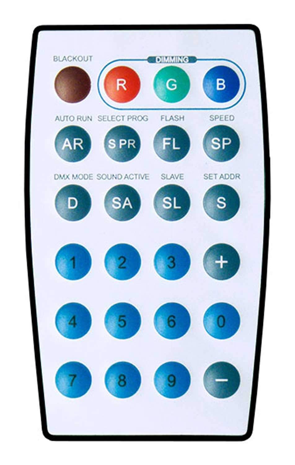 Blizzard Motif Remote IR Remote for Motif Series - PSSL ProSound and Stage Lighting