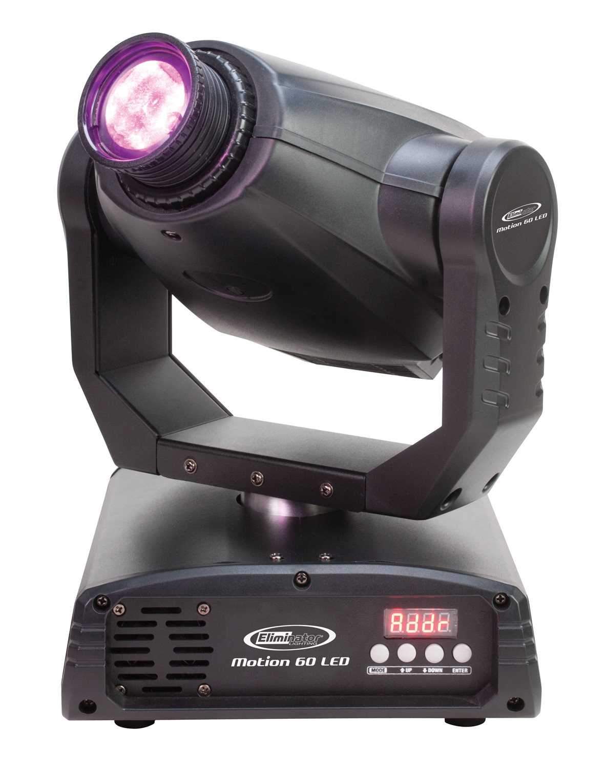 Eliminator Motion 60 LED Moving Head Spot Light - PSSL ProSound and Stage Lighting