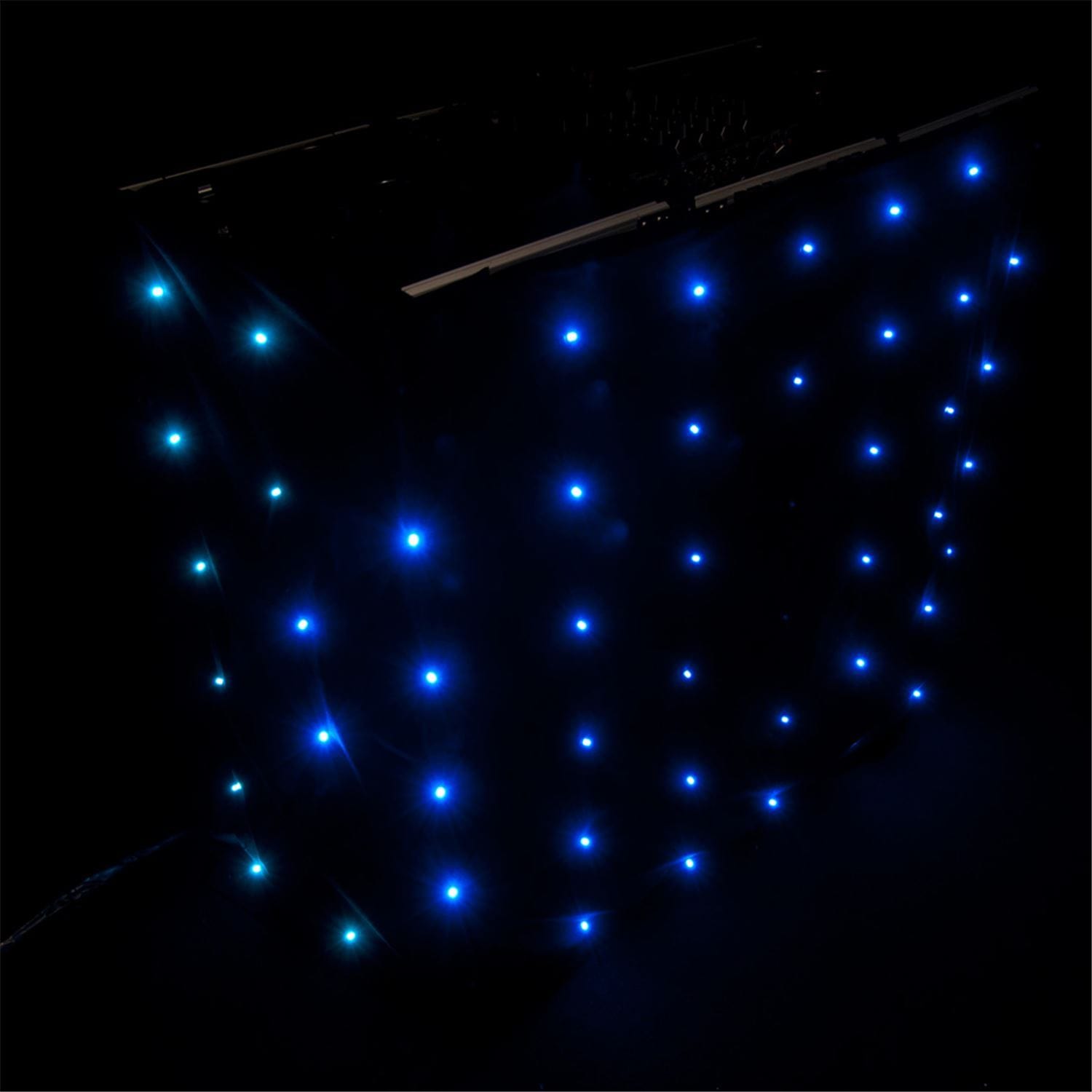 Chauvet DJ MotionFacade LED 4x6.6 foot Table Skirt - PSSL ProSound and Stage Lighting