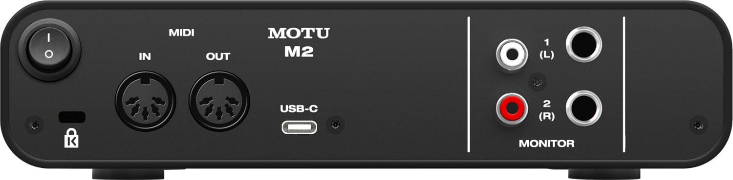 Motu M2 Interface MOTU M2 2-In / 2-Out USB Audio Interface – Solotech