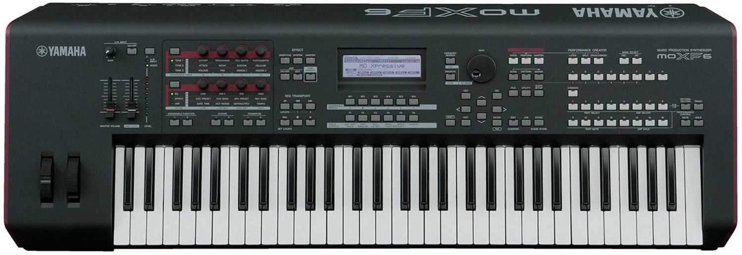 Yamaha MOXF6 61 Key Semi-Weighted Keyboard Synth - PSSL ProSound and Stage Lighting