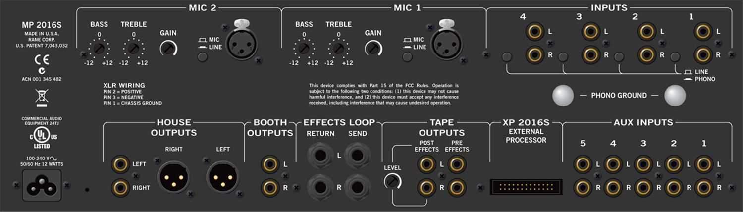 RANE MP2016A 19-Inchclub DJ Mixer Rotary Knobs - PSSL ProSound and Stage Lighting