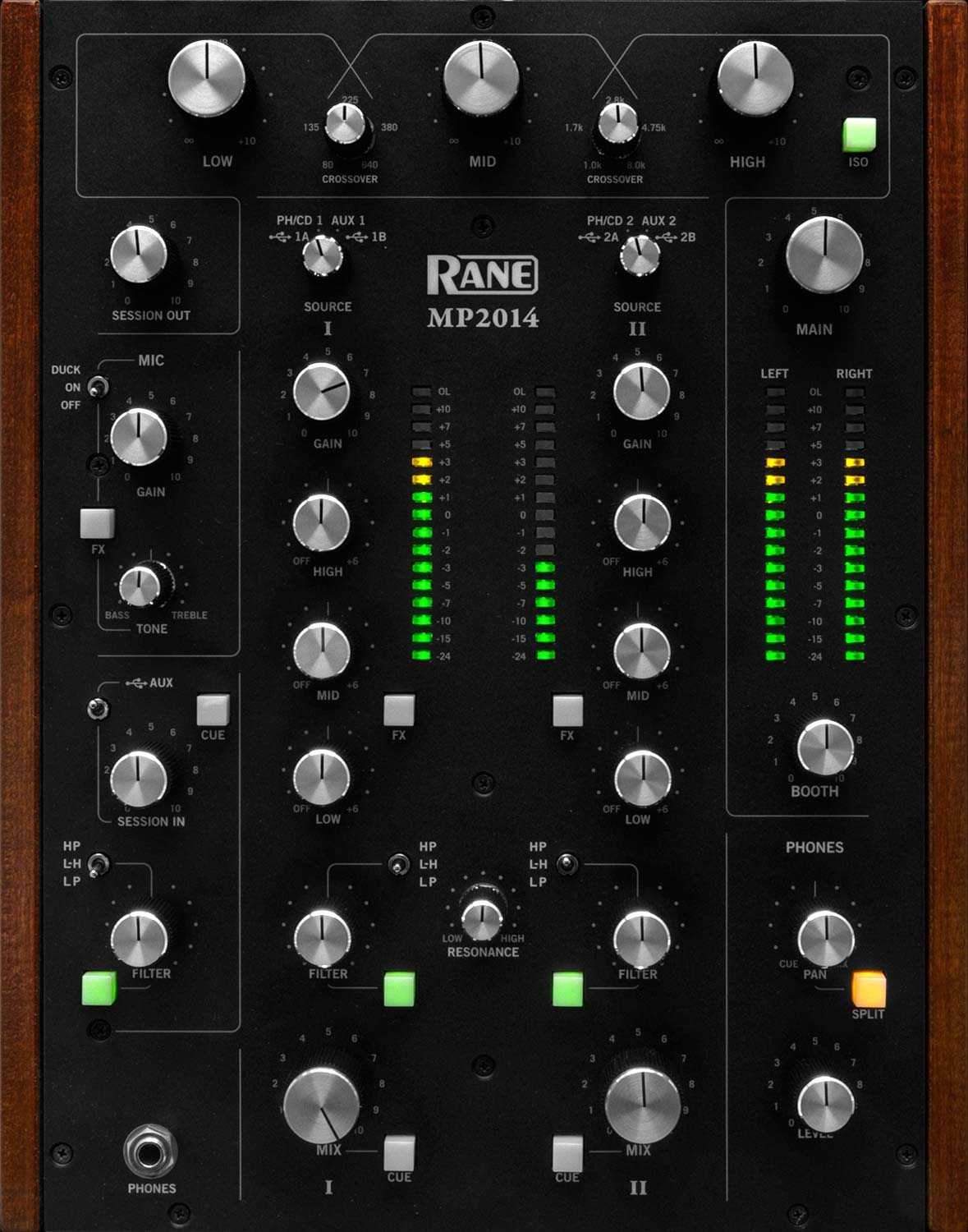 RANE MP2014 2-Channel Rotary Knob DJ Mixer - PSSL ProSound and Stage Lighting