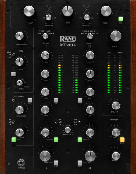RANE MP2014 2-Channel Rotary Knob DJ Mixer - PSSL ProSound and Stage Lighting