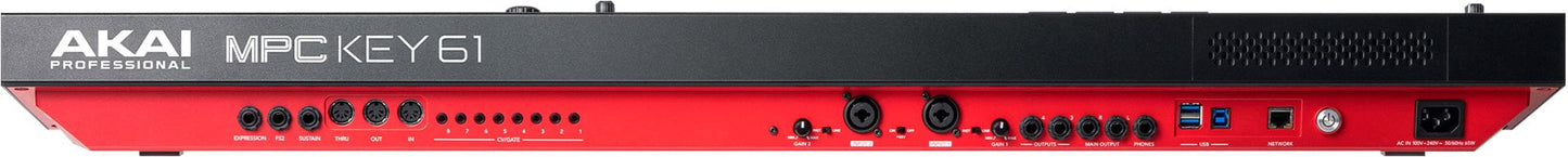 Akai MPC Key 61 Stand Alone Production Synthesizer with 61 Semi-Weighted Keys - PSSL ProSound and Stage Lighting