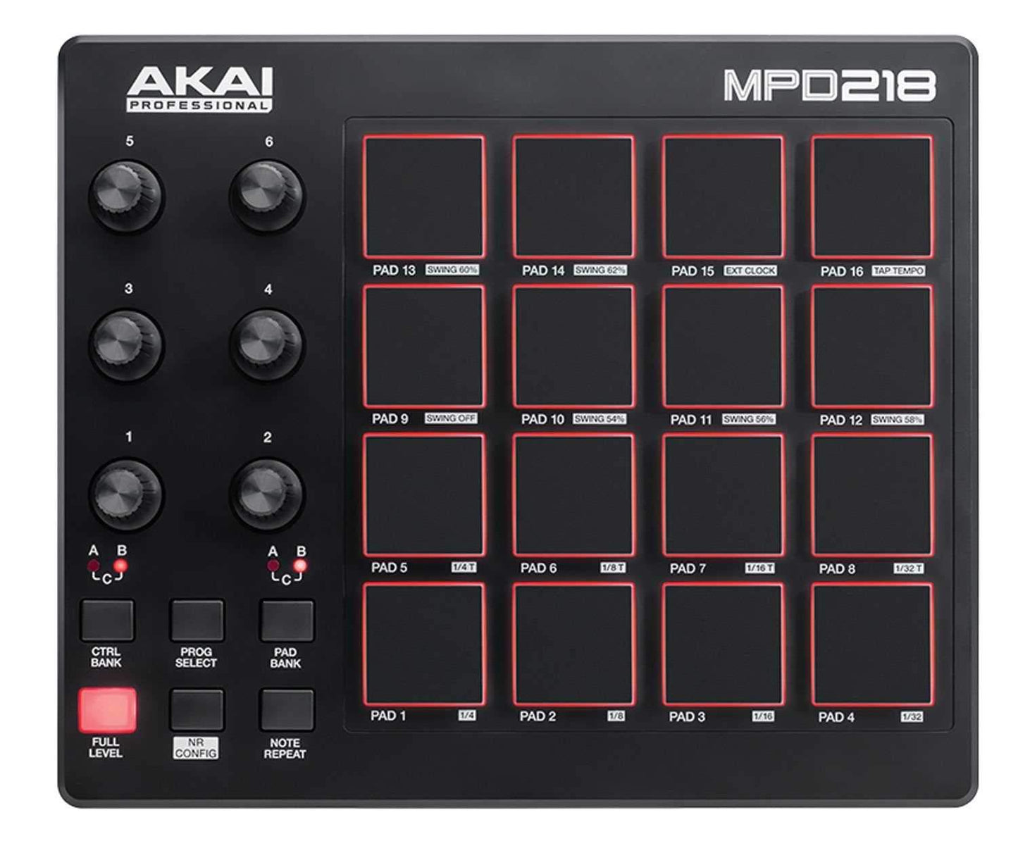 Akai MPD218 Midi USB Pad Controller - PSSL ProSound and Stage Lighting