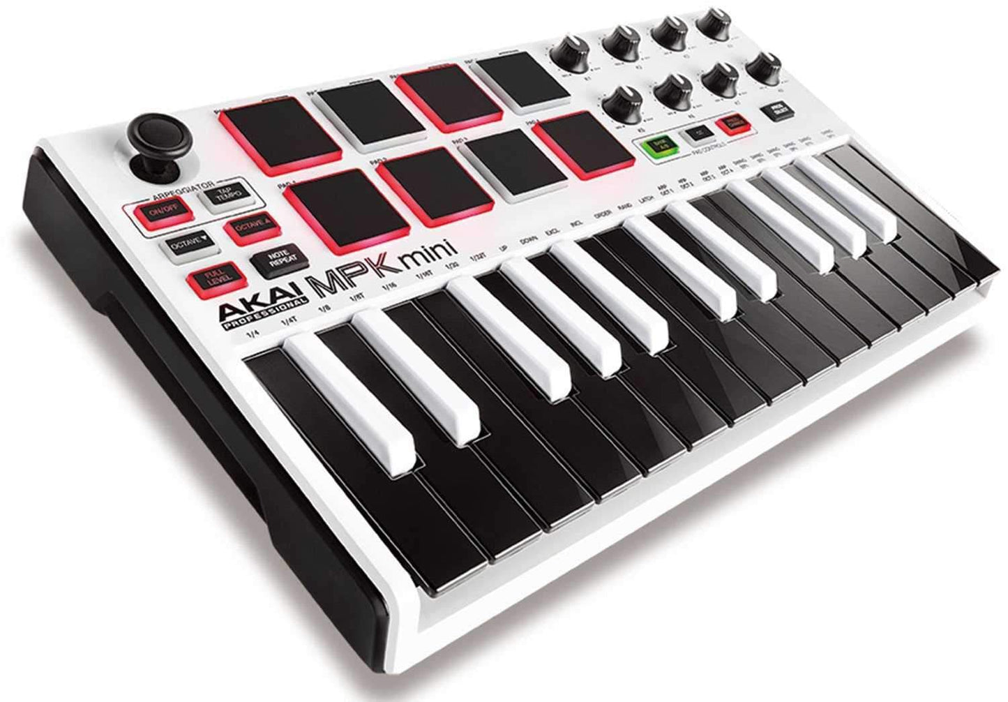 AKAI MPK Mini Mk2 White USB Keyboard Controller - PSSL ProSound and Stage Lighting