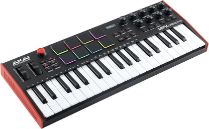 Akai MPKMINIPLUS Mini Plus 37-key Compact Keyboard Controller - PSSL ProSound and Stage Lighting