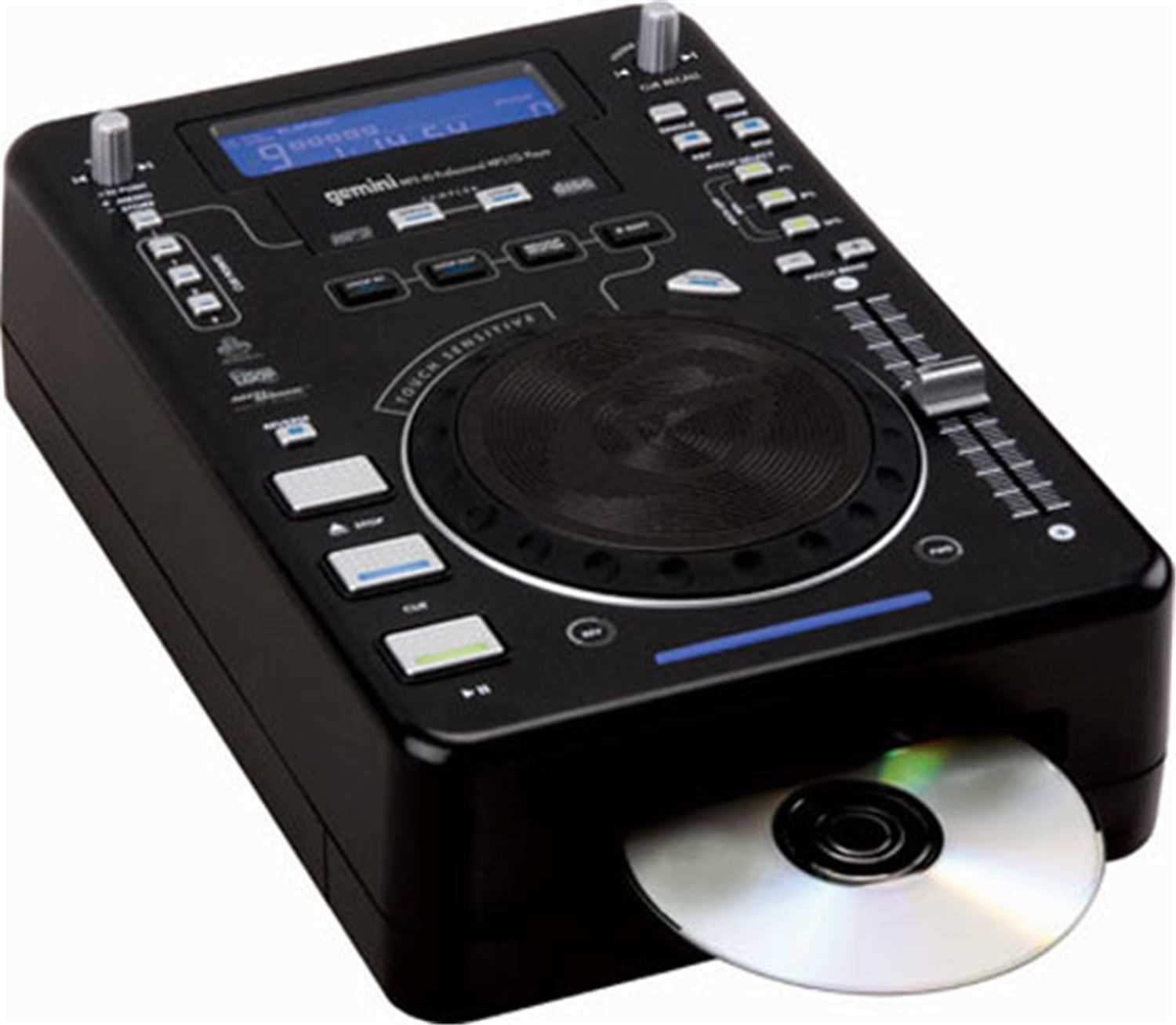 Gemini MPX-40 Table Top CD/Mp3 Player with Sampler - PSSL ProSound and Stage Lighting