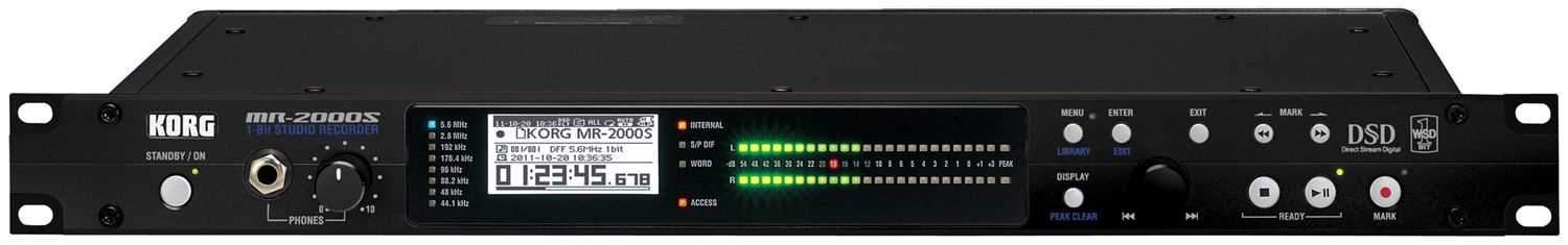 Korg MR2000SBK DSD Rackmount 1Bit Studio Recorder - PSSL ProSound and Stage Lighting