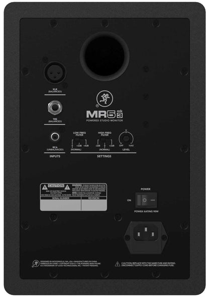 Mackie MR5 MK3 5 in Powered Studio Monitor - PSSL ProSound and Stage Lighting