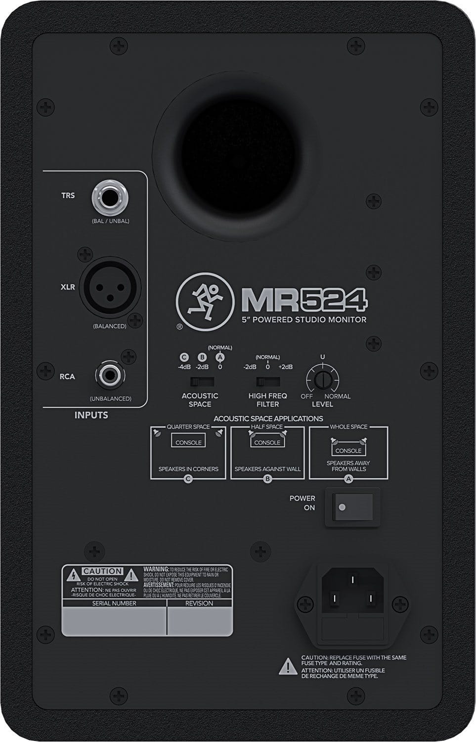 Mackie MR524 5-Inch Powered Studio Monitor - PSSL ProSound and Stage Lighting