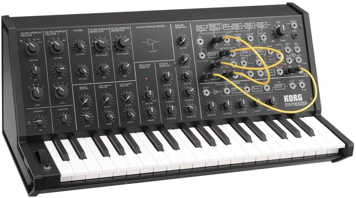 Korg MS20 Mini Semi-Modular Analog Synthesizer - PSSL ProSound and Stage Lighting