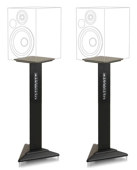 Ultimate MS36B2 36 In Monitor Stands Black (Pair) - PSSL ProSound and Stage Lighting