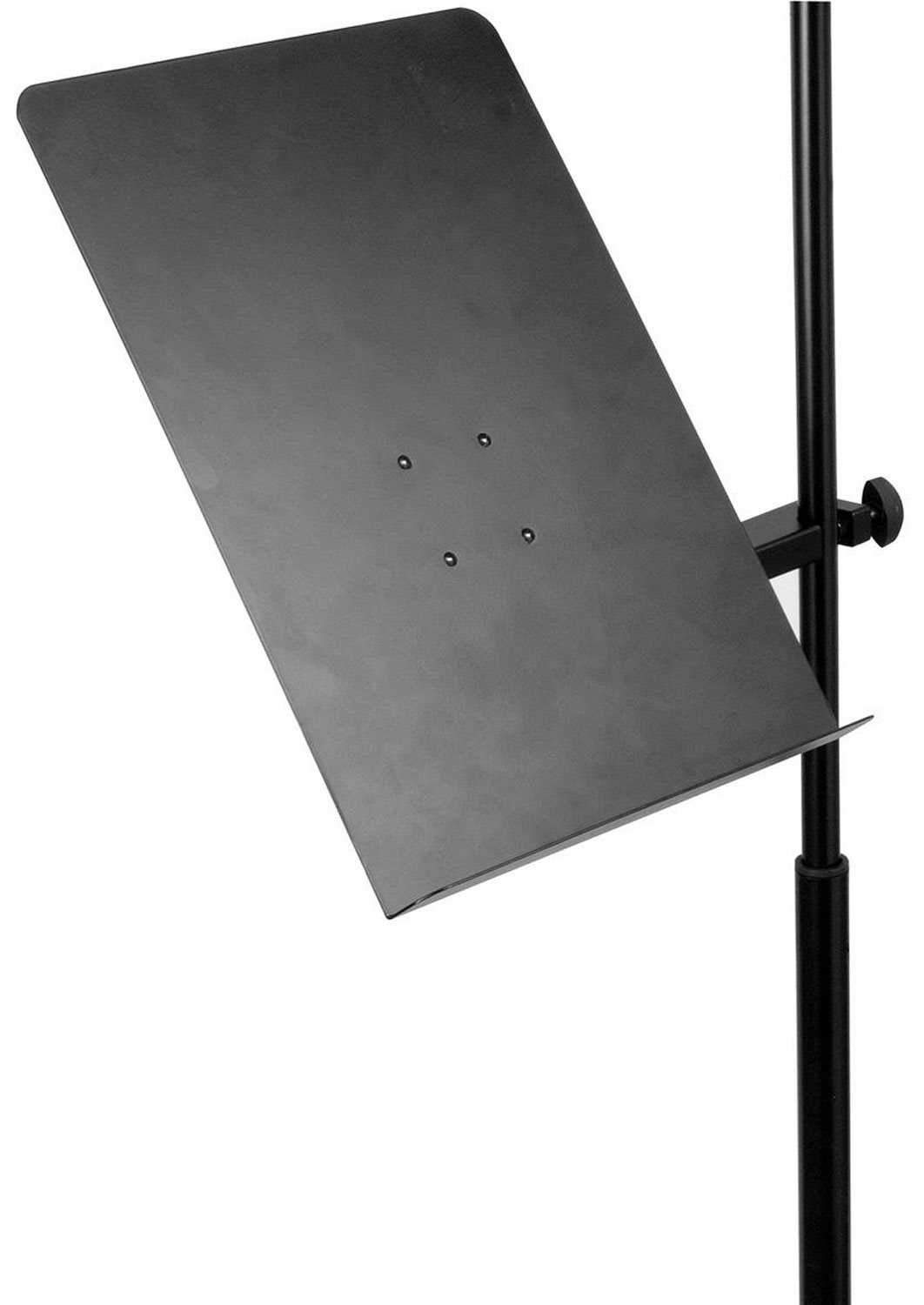 On-Stage MSA7011 Music Stand Bookplate with Clamp - PSSL ProSound and Stage Lighting