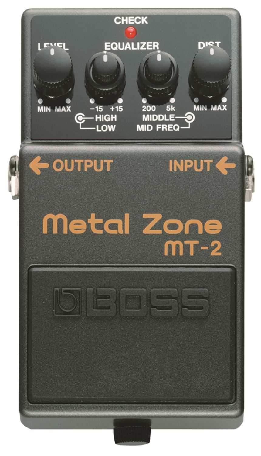 Boss MT2 Metal Zone Distrotion Pedal - PSSL ProSound and Stage Lighting