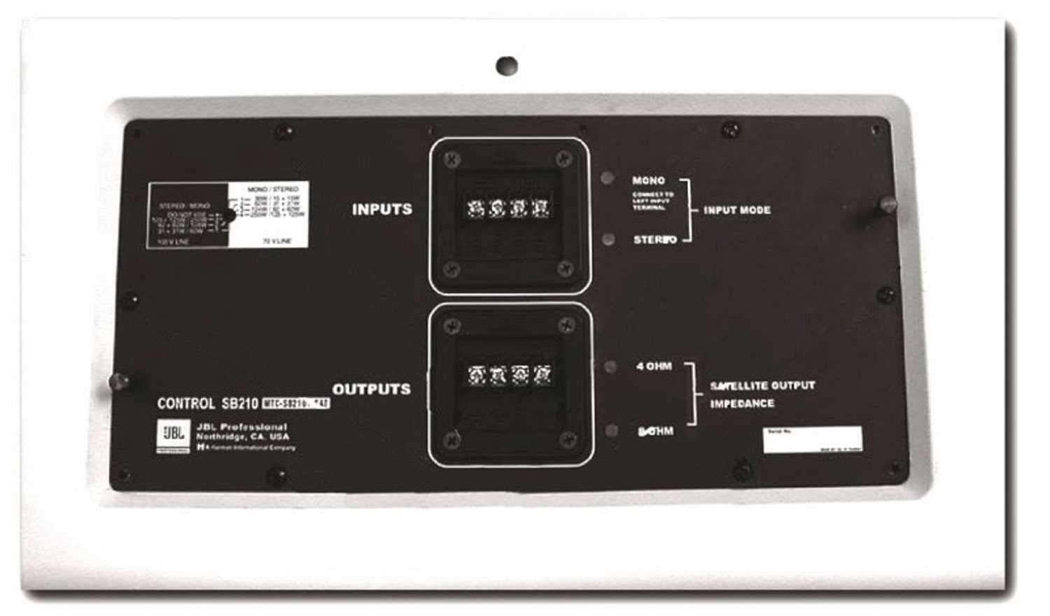 JBL MTC-SB210-SAT Crossover For SB210 - PSSL ProSound and Stage Lighting