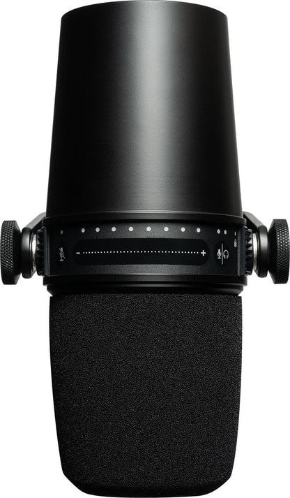 Shure MV7-K USB XLR Podcast Microphone - Black - ProSound and Stage Lighting